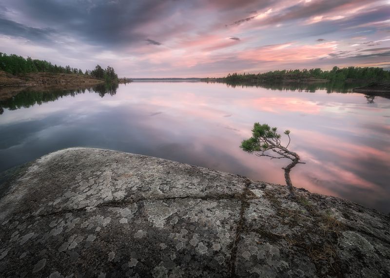 ладожское озеро, ладожские шхеры, природа, пейзаж, ладога, nature, landscape, reflections Ладожские шхерыphoto preview
