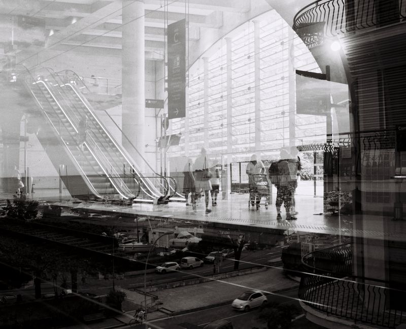 плёнка, сф, мультиэкспозиция Ментона - Монте-Карлоphoto preview