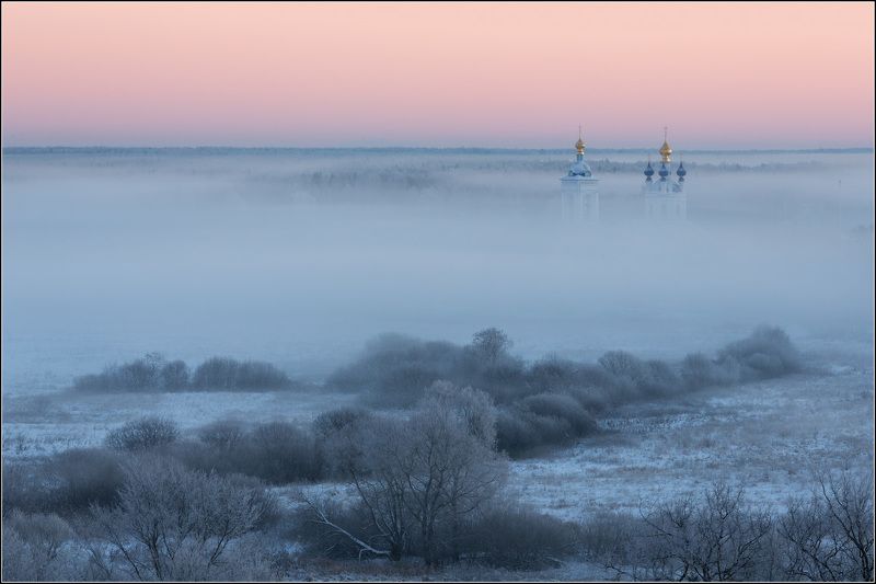 россия, ивановская обл, дунилово Зима в тумане утонулаphoto preview