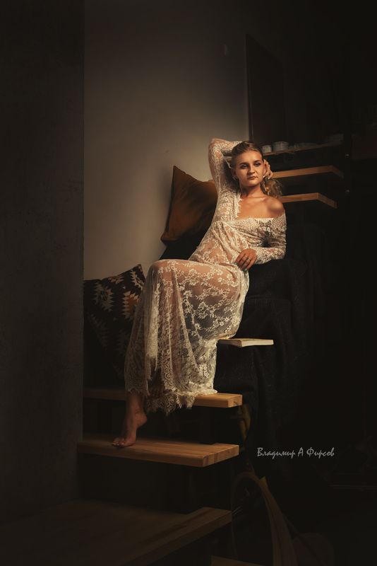 девушка, нюарт, портрет, студия Александраphoto preview