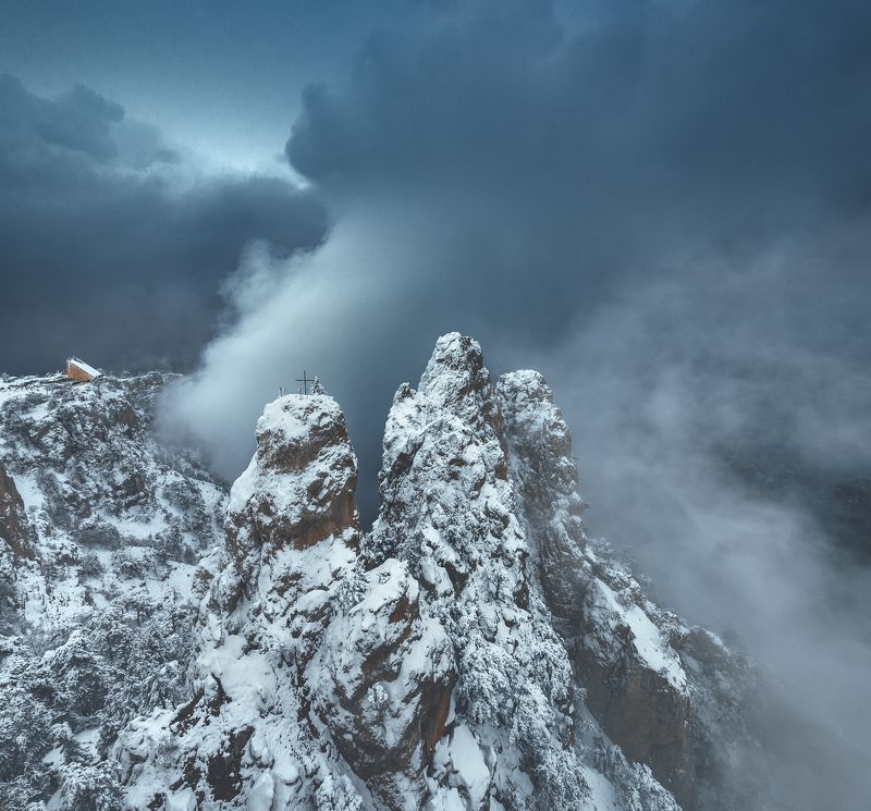 крым,ай-петри Зима Ай-Петриphoto preview