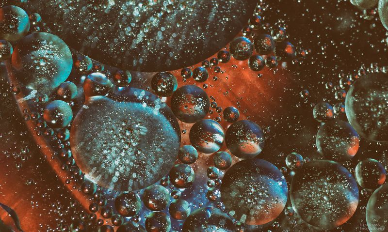 макро, вода, масло, абстракция, macro, water, oil, abstraction, Масляный космосphoto preview