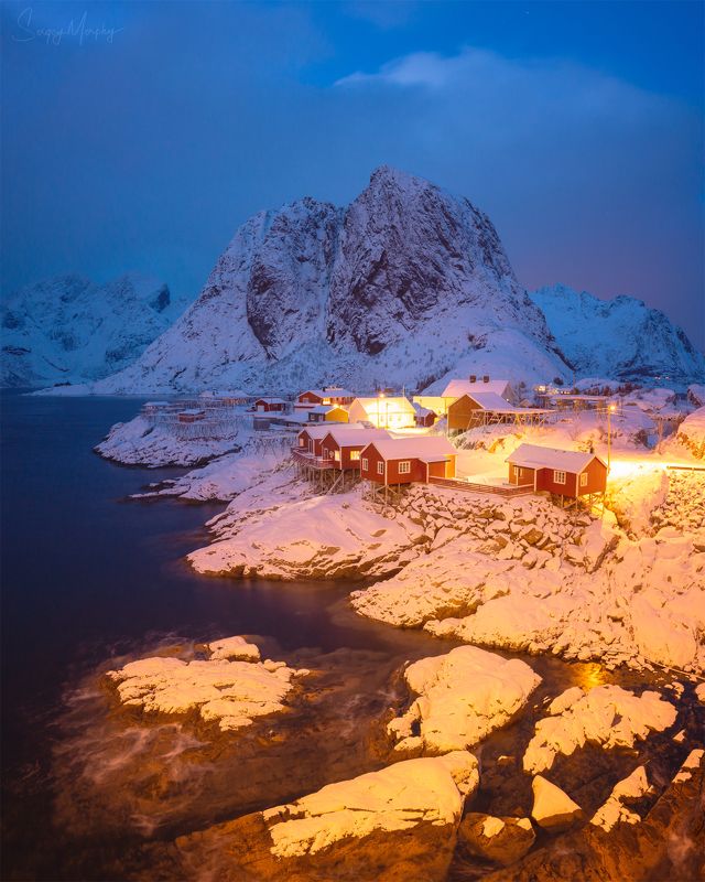 classic view. hamnoy. lofotens. Classic view. Hamnoy. Lofotens.photo preview