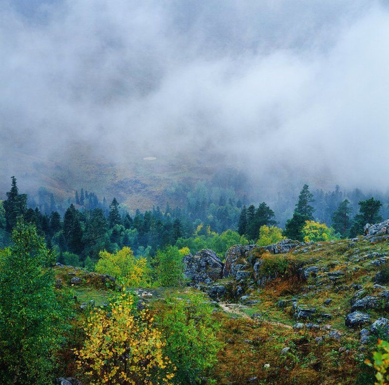 Лаго Наки в туманеphoto preview