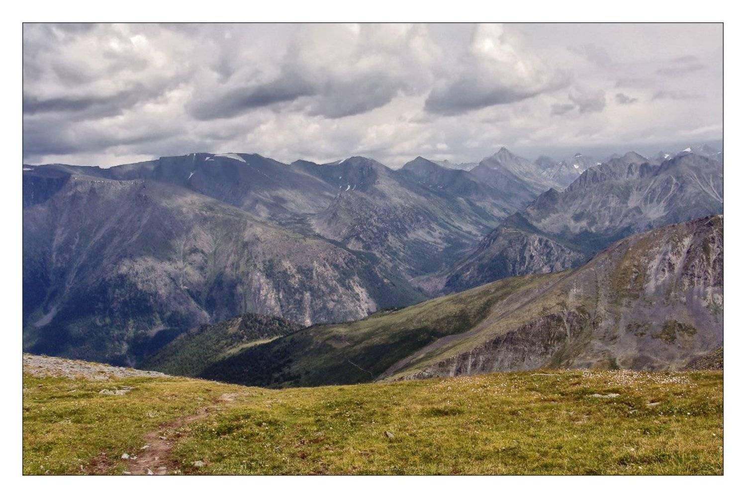 горы, горный алтай, катунский хребет, кара-тюрек, перевал, Галина Хвостенко