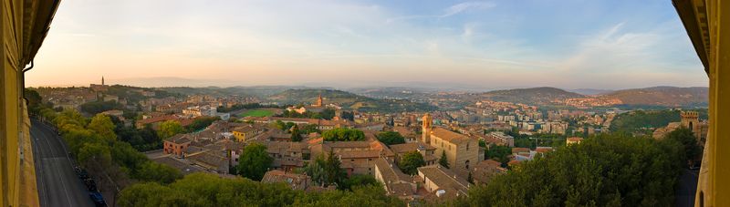 панорама, италия, перуджия А из нашего окна, вся Перуджиа видна!photo preview