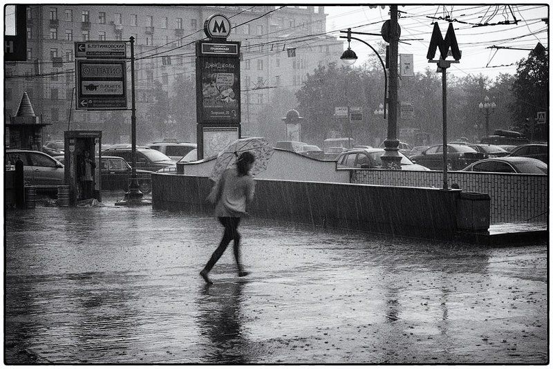 Дождь на Тверской...photo preview