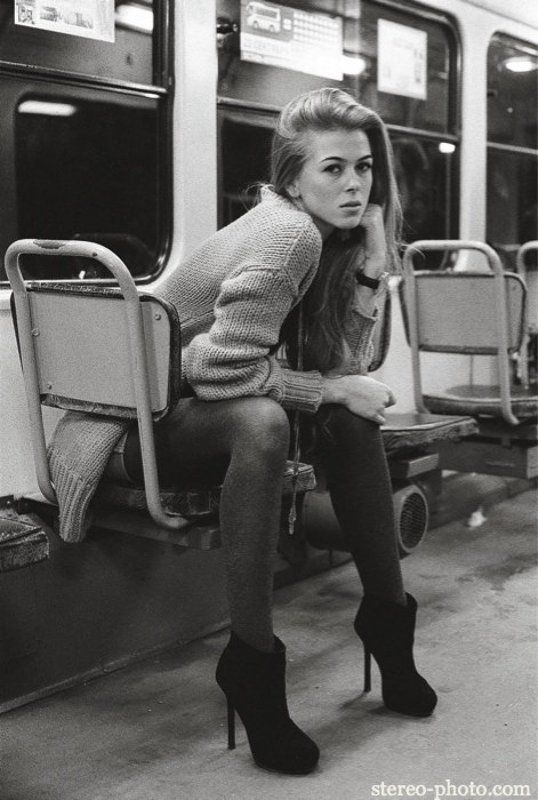 пленка, портрет, зенит, девушка, чб, трамвай Джулианнаphoto preview