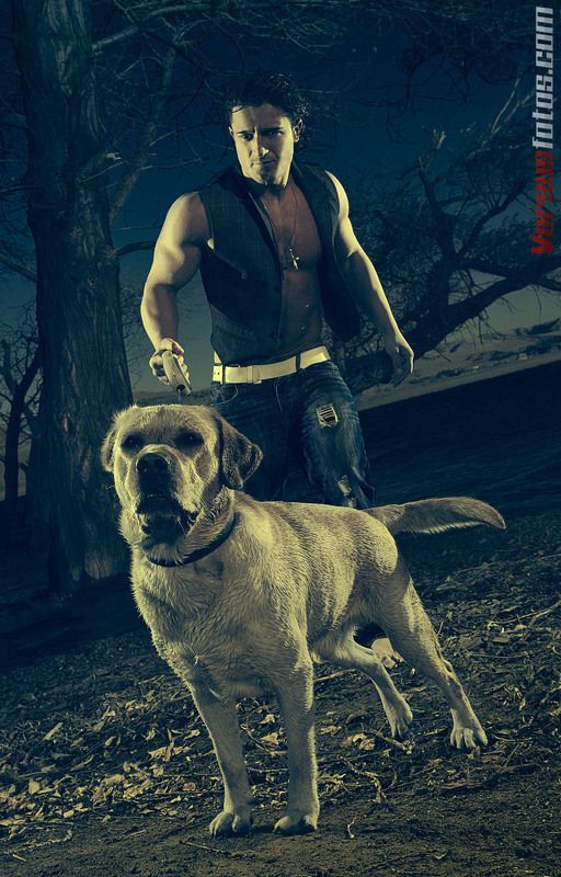 rati, tsiteladze-, with, dog, versusfotos With my Labrador Morgan Star... ))photo preview