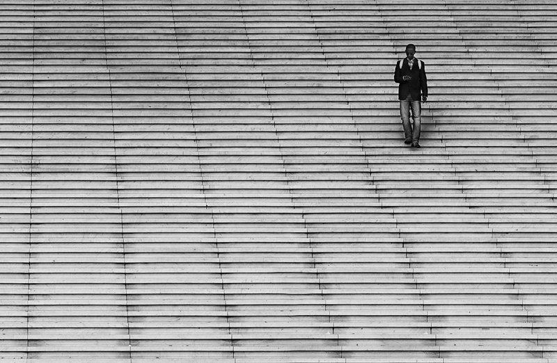 париж, лестница, геометрия, defense Городские линииphoto preview