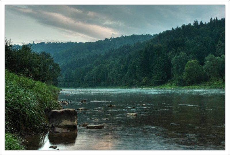 карпаты, горы, река, стрый, старый_кропивник, рассвет Утро в Карпатахphoto preview