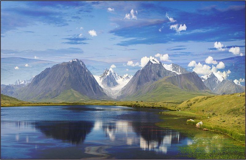 миф, укок, Южный алтай. Небесные сини Укока...photo preview