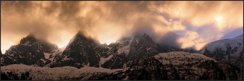 горы, франция, шамони, альпинизм, восход Пробуждениеphoto preview