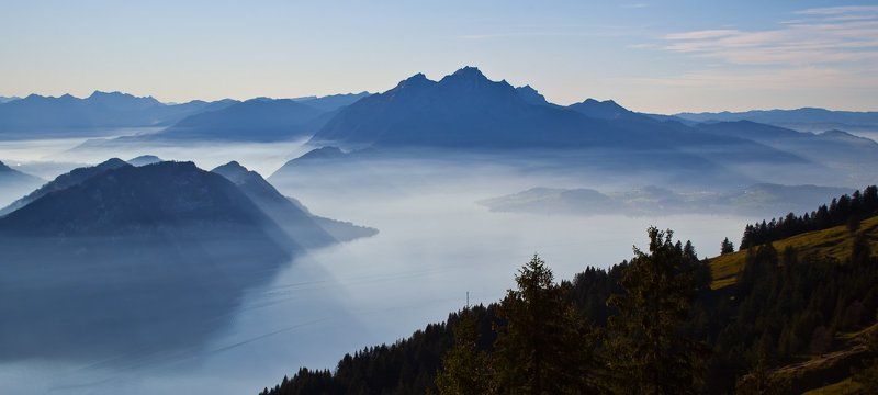 осень, горы, швейцария Rigiphoto preview