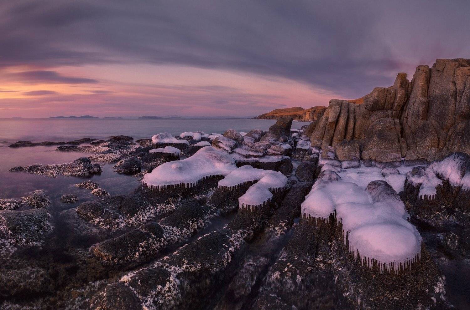 ***. Автор: Андрей Кровлин зима, море, утро, лёд, Андрей Кровлин