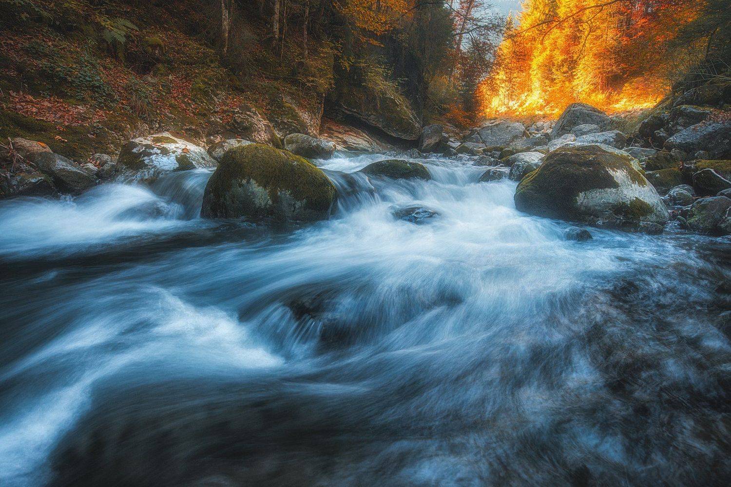 Mountain river. Автор: Olegs Bucis , Olegs Bucis