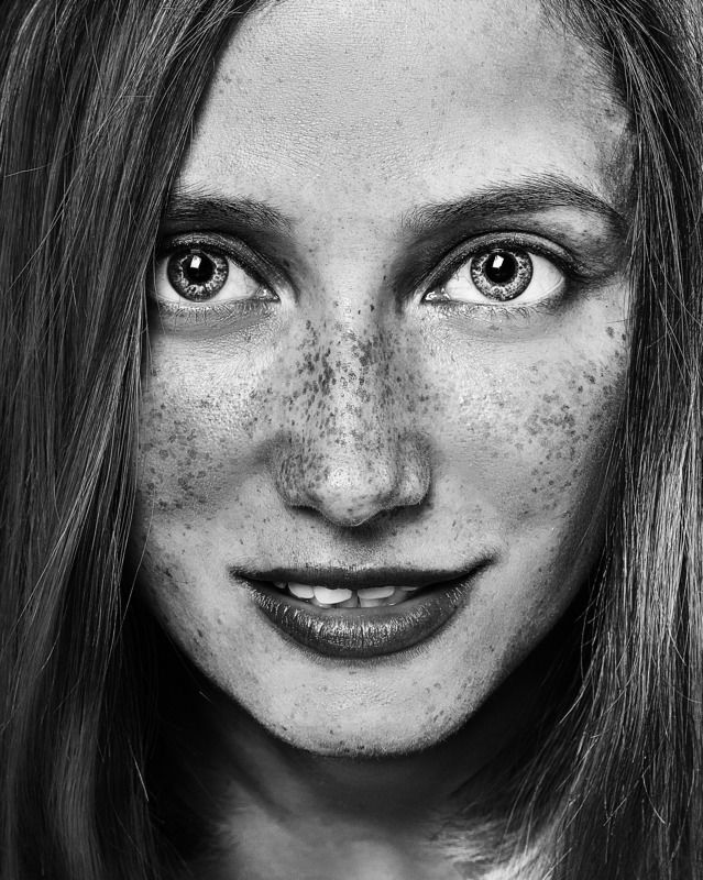 портрет, женщина, монохром photo preview