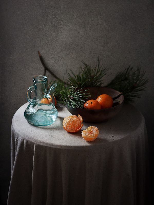 Новогодние мандариныphoto preview