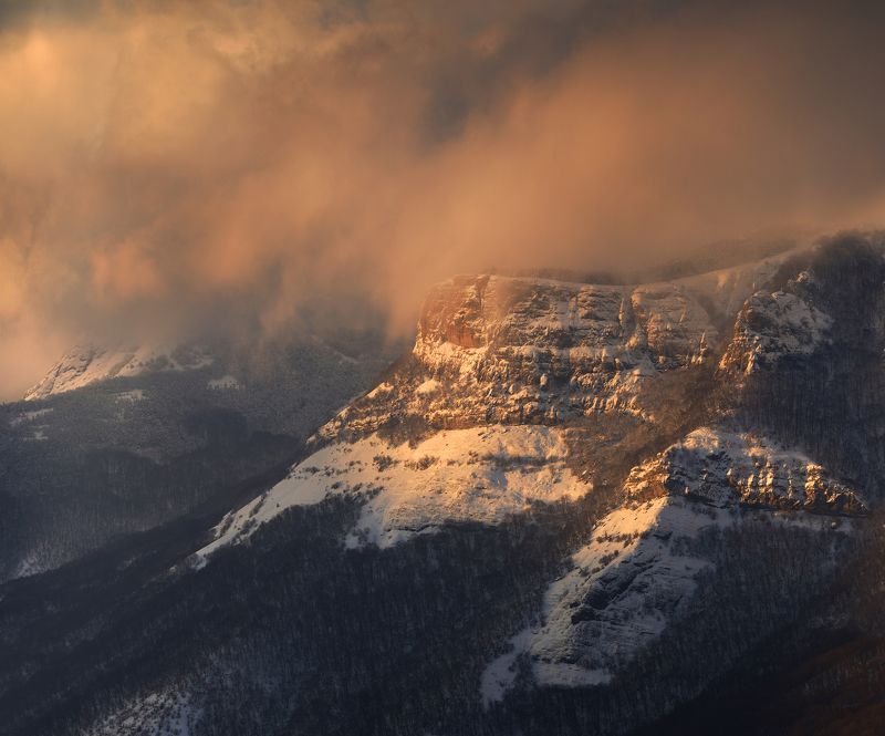 крым, демерджи, южная демерджи, северная демерджи, долина привидений, зима Козырек Северной Демерджиphoto preview