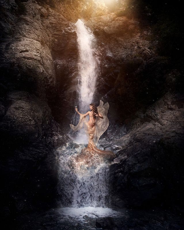 at the waterfallphoto preview