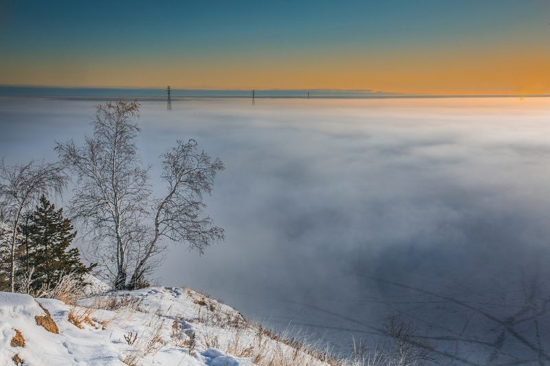 Туман над рекойphoto preview