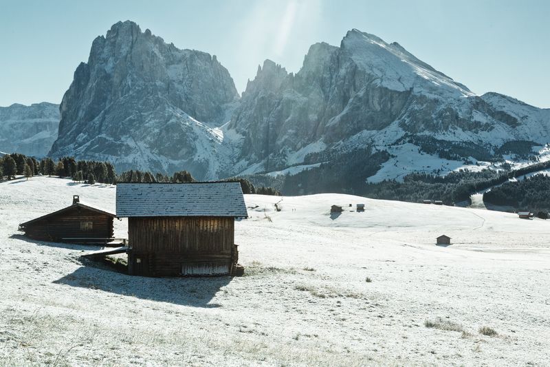 горы; лес; зима; туризм Winter Wonderlandphoto preview