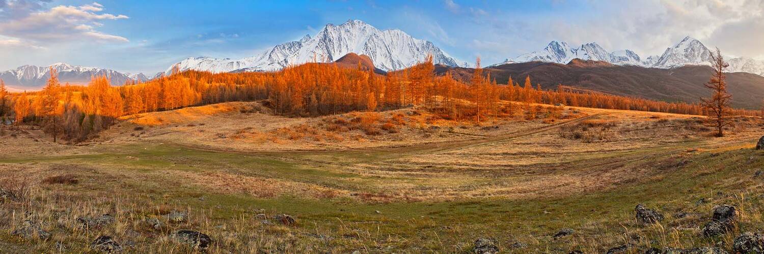 Вечер на "Актру". Автор: Качурин Алексей алтай, актру, вечер, горы, Качурин Алексей