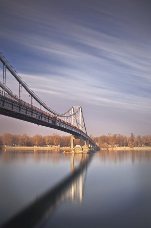 пешеходный мост ,киев,nd1000,длинная выдержка пешеходкаphoto preview