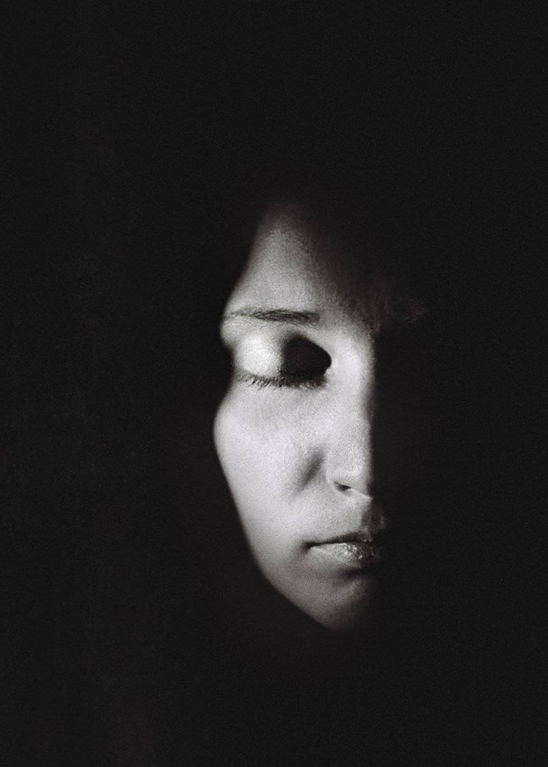 woman, portrait, b&w, Оксана Якубів