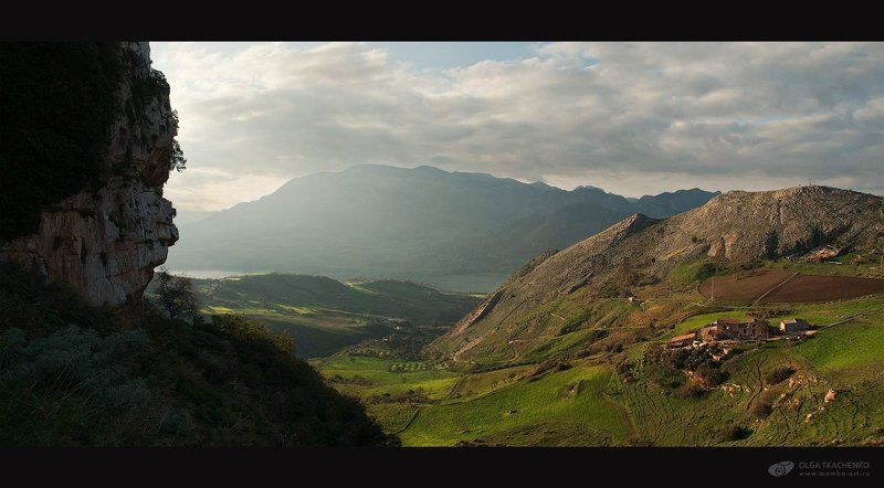 sicilia, caccamo, monti, paesaggi Caccamo. Return.photo preview