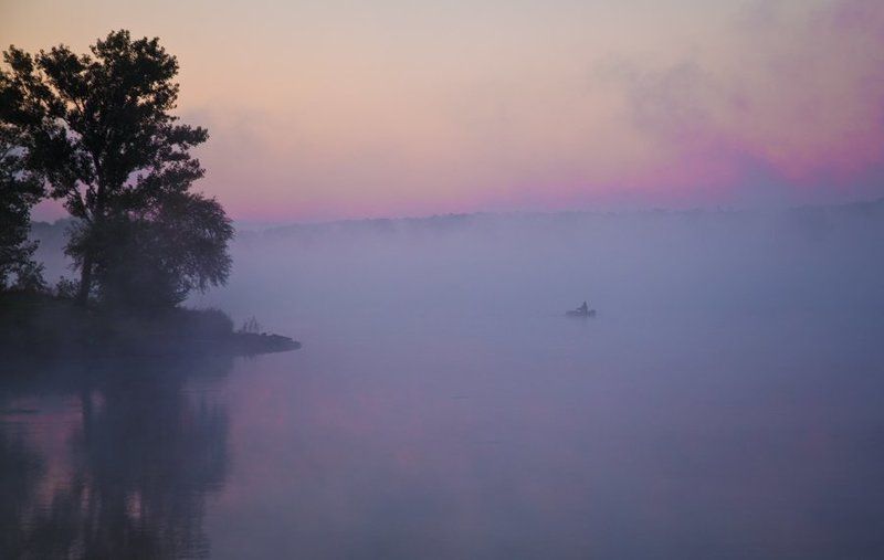 природа, пейзаж, рассвет Холодный рассветphoto preview