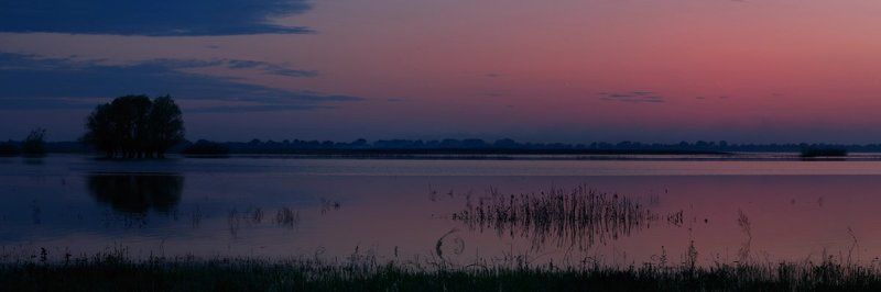 вечер.закат.облака.вода.разлив. Ахтуба.разливphoto preview