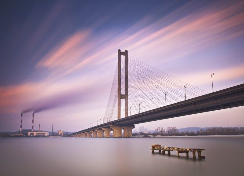 киев, южный мост,выдержка,nd1000 Южный Экспресс...photo preview