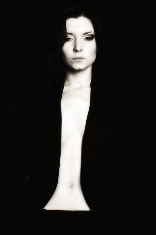 девушка, силуэт, портрет photo preview