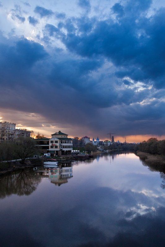 russia, tambov, sunset, city landscape Tambov Skyphoto preview