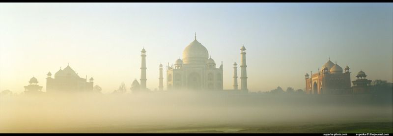 тадж-махал, индия, агра, туман, рассвет Сны об Индииphoto preview
