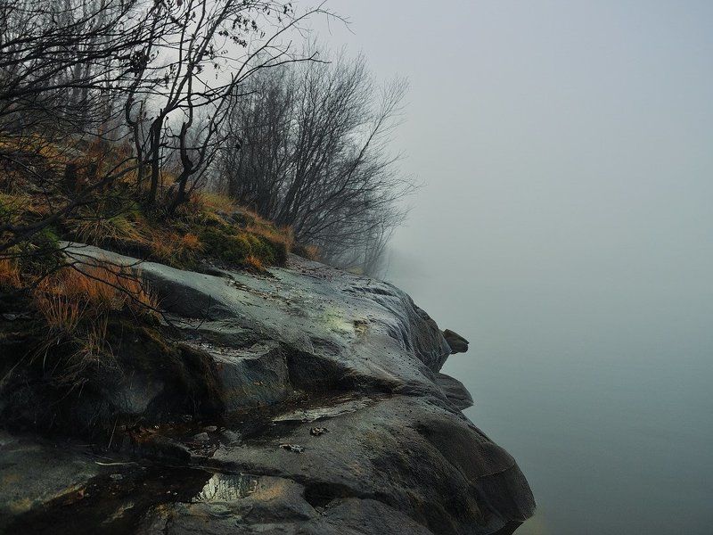 осень, озеро Паритьphoto preview