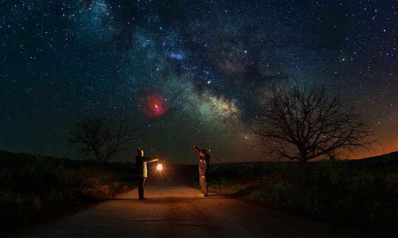 ceclii, nikon d3400, milky way, night photo preview