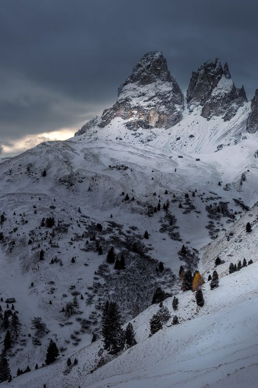 горы, доломиты, зима Доломитыphoto preview