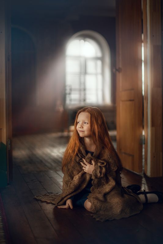 девочка, мечты, студия, свет, атмосфера В мечтахphoto preview