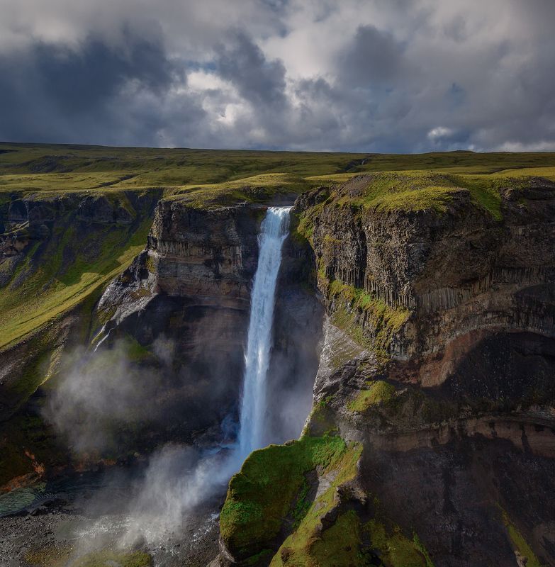 islandia, iceland, háifoss, haifoss, исландия, Водопад Хауифосс. фото превью