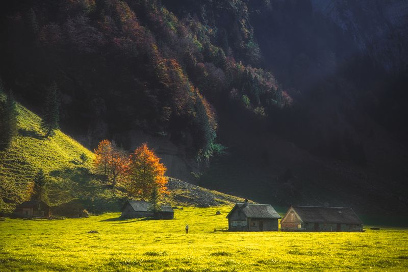 landscape,swiss,appenzell,light,autumn Seealpseephoto preview