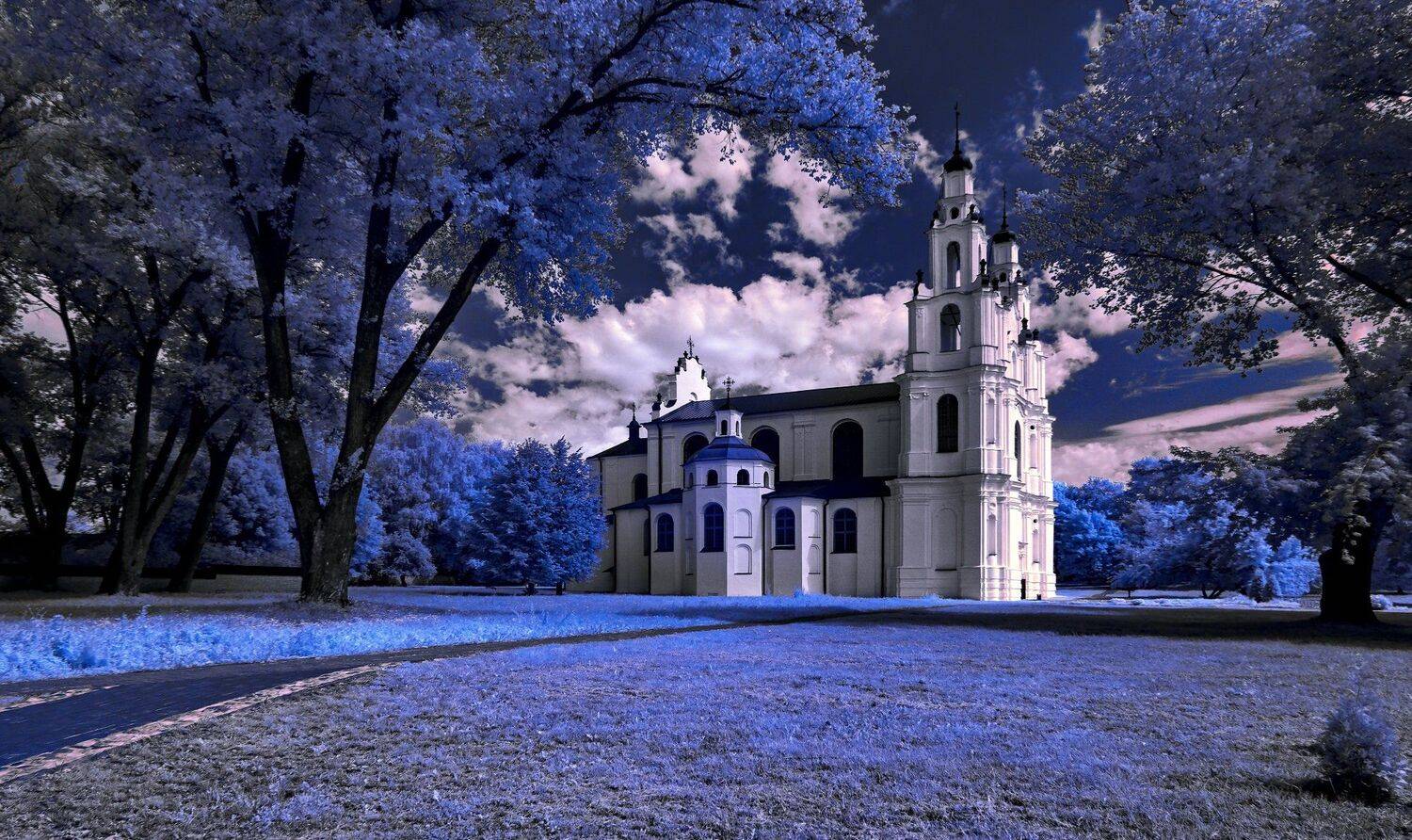 infrared,ик-фото,инфракрасное фото, инфракрасная фотография, пейзаж, лето, беларусь, город, полоцк, Sixten ( Сергей )