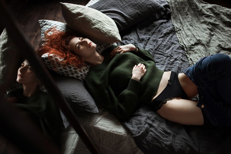 девушка, портрет, белье Ульянаphoto preview