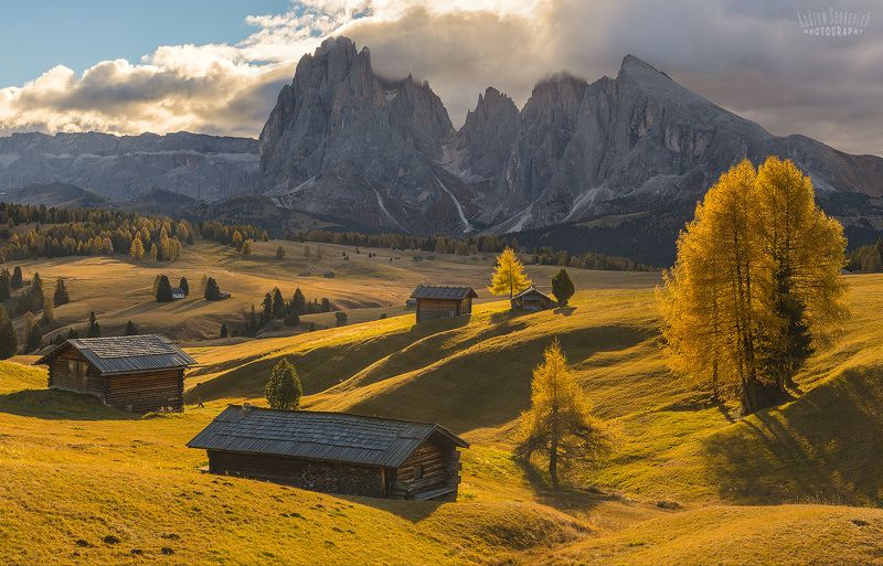 доломиты, dolomites, italy, alpe di siusi Теплая осень на плато Alpe di Siusiphoto preview