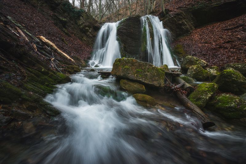 крым, водопад, водопады крыма, пейзаж, весна, весна в крыму, лес, природа, фототур в крым, тур по крыму, путешествие, путешествие по крыму, туризм, вода Время большой водыphoto preview