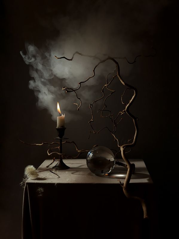 пар, магия, шар, свеча, натюрморт Магические будниphoto preview