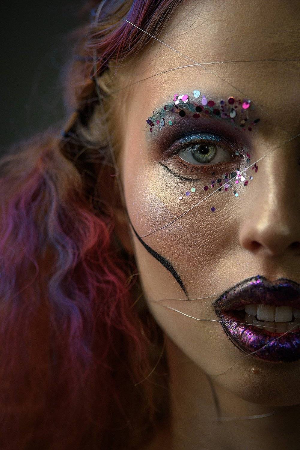 бьюти, гламур, макияж, прическа, глаза, модель, красота, beauty, makeup, close-up, Максим Михайлов