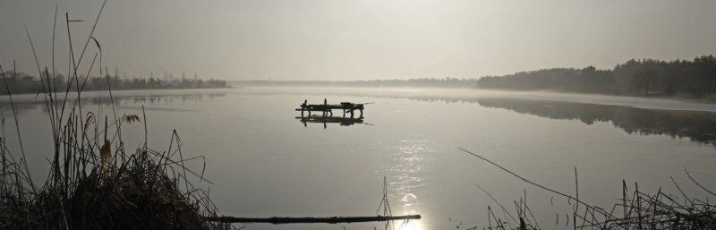 озеро, утро, киев Утро на городском озереphoto preview