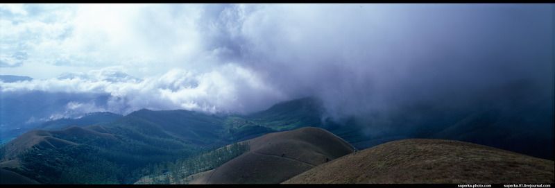 мунар, индия, горы, облака, небо Мунар, Индияphoto preview